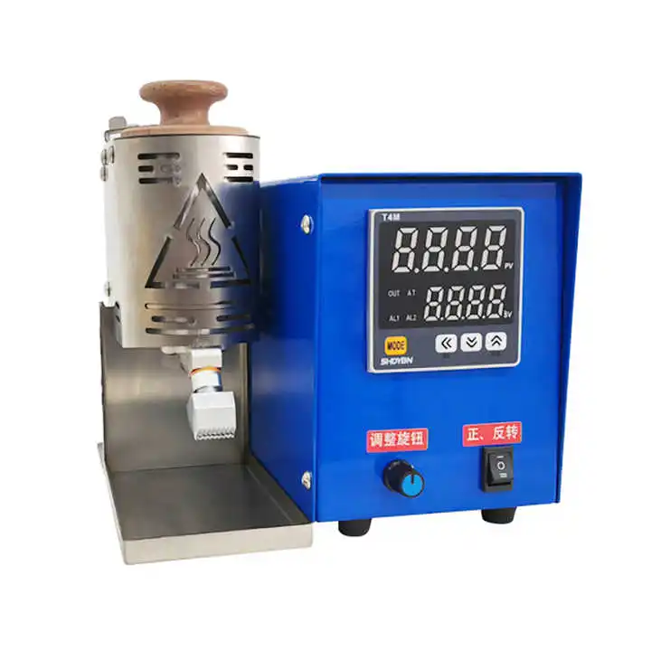 

Semi-automatic hot melt glue machine small handheld folding wood plastic metal box