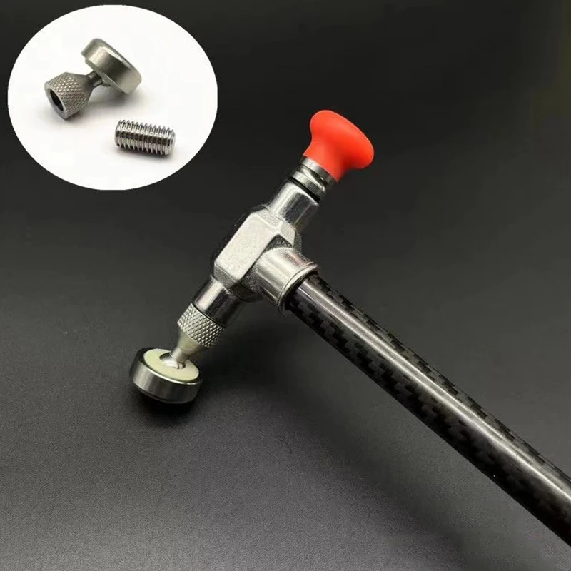 Car dent repair lever hook pry bar titanium alloy universal joint pad iron steering head leveling hammer PDR tool