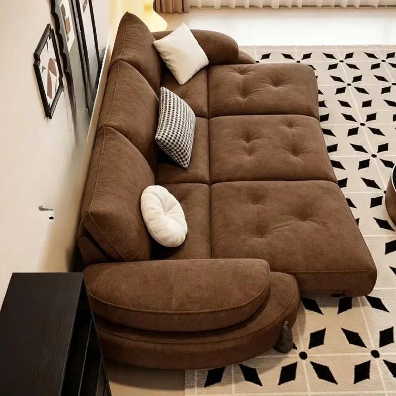 Luxury Simple Sofa Scratch Proof Fabric Solid Wood Structure Living Room Furniture Pet Friendly Couch