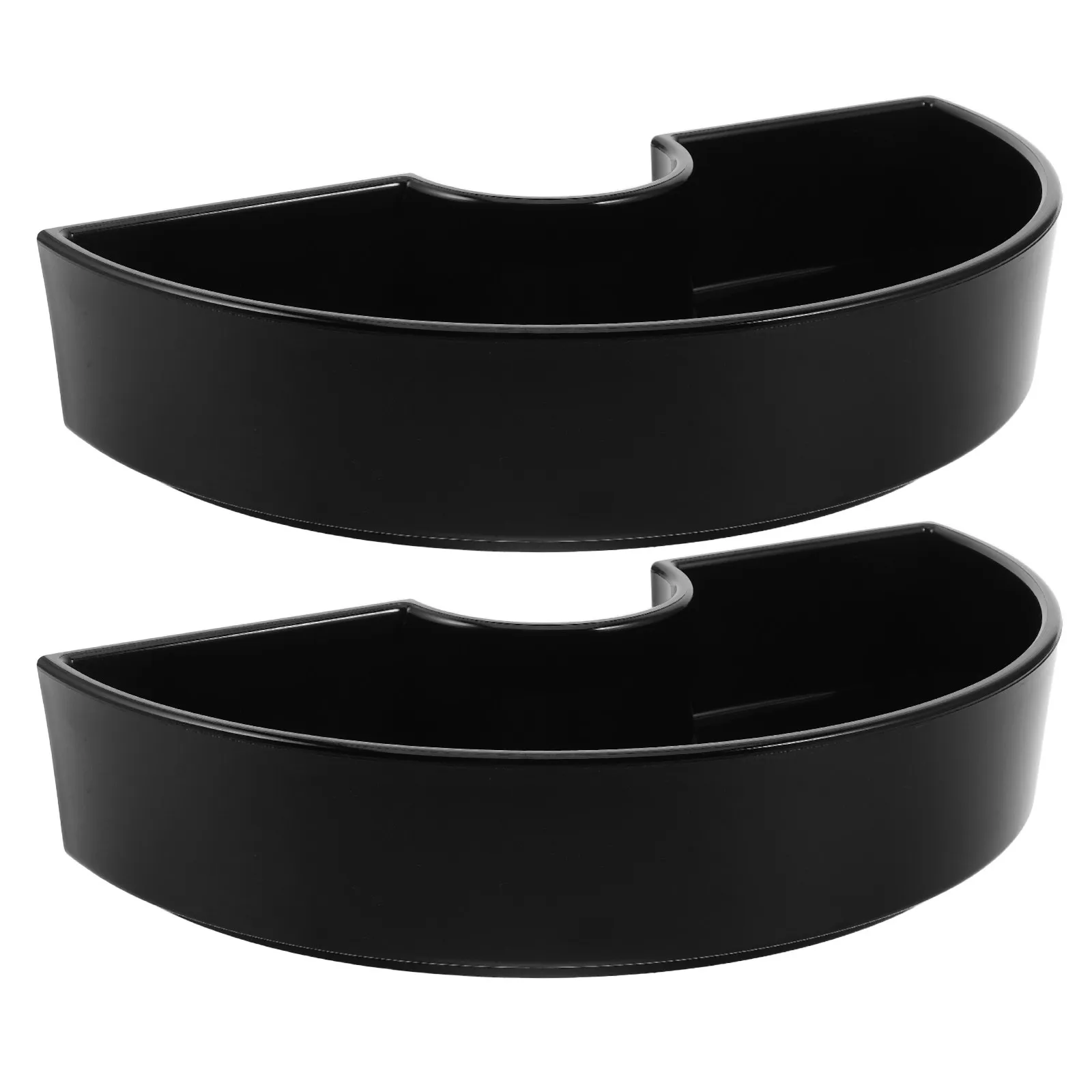 2Pcs Half Circle Umbrella Planters Semicircle Outdoor Planter Pots Umbrella Pole Holder Patio Flower Pot for Garden Decoration