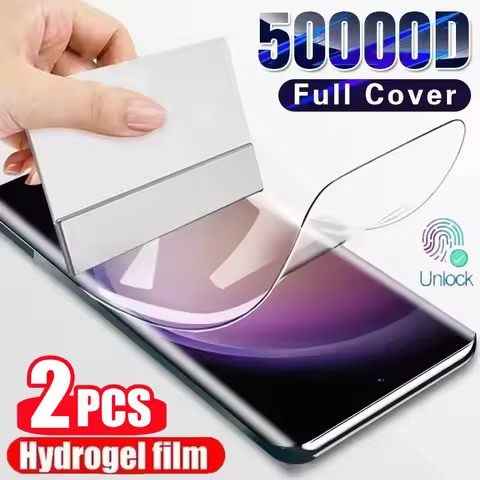 2Pcs Hydrogel Film Full Cover For Samsung Galaxy S21 S22 S23 S24 Ultra Plus S20 S23 FE A51 A52 A53 A54 A55 Screen Protector Film