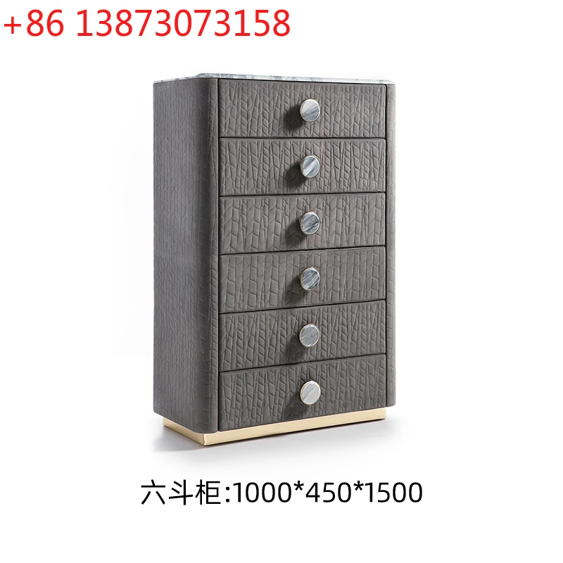 

Modern light luxury drawer cabinet bedroom wall cabinet designer high-end Italian storage cabinet