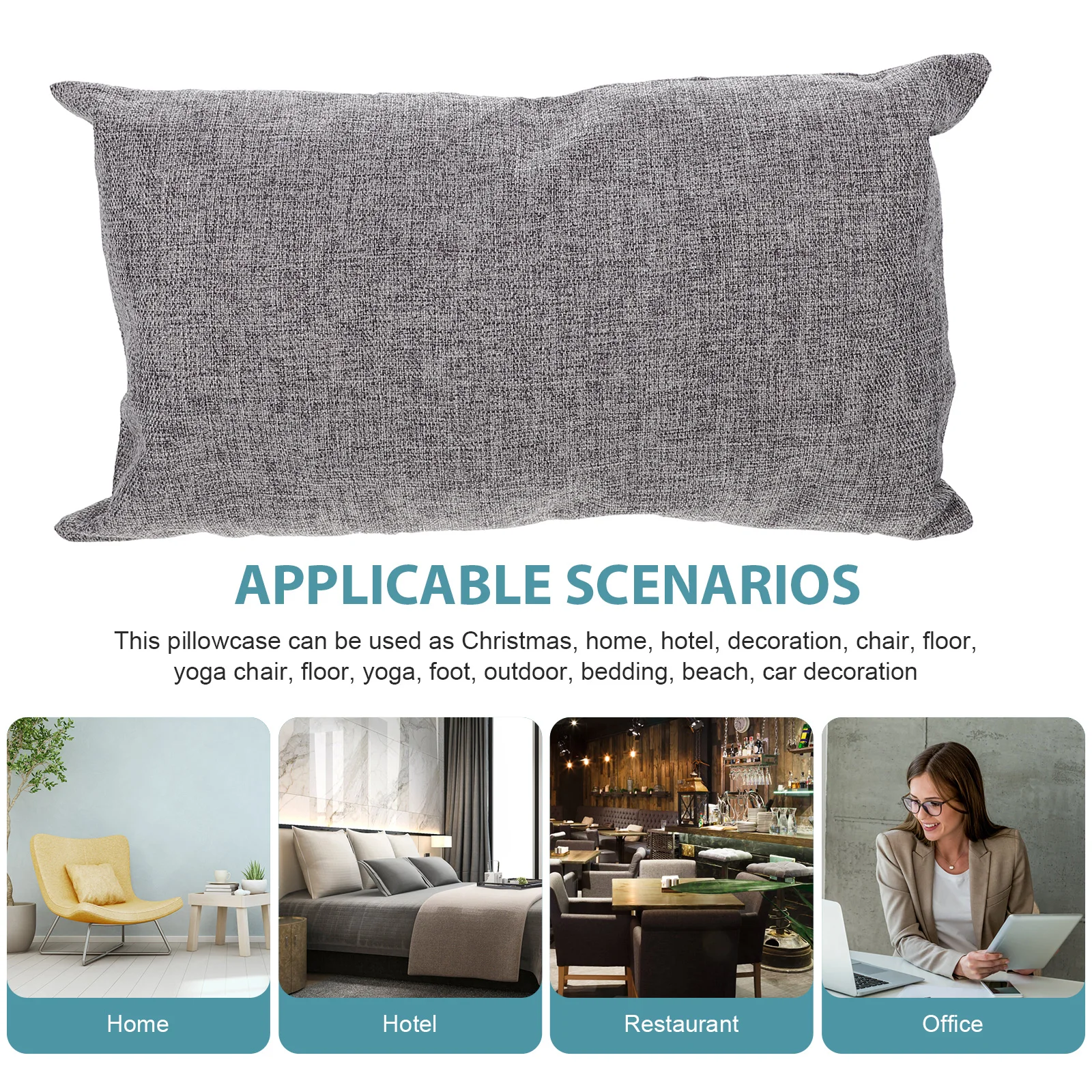 

2Pcs Sofa Pillow Covers Home Cushion Protective Covers Washable Decorative Comfortable Pillow Shams Sofa Pillowcase