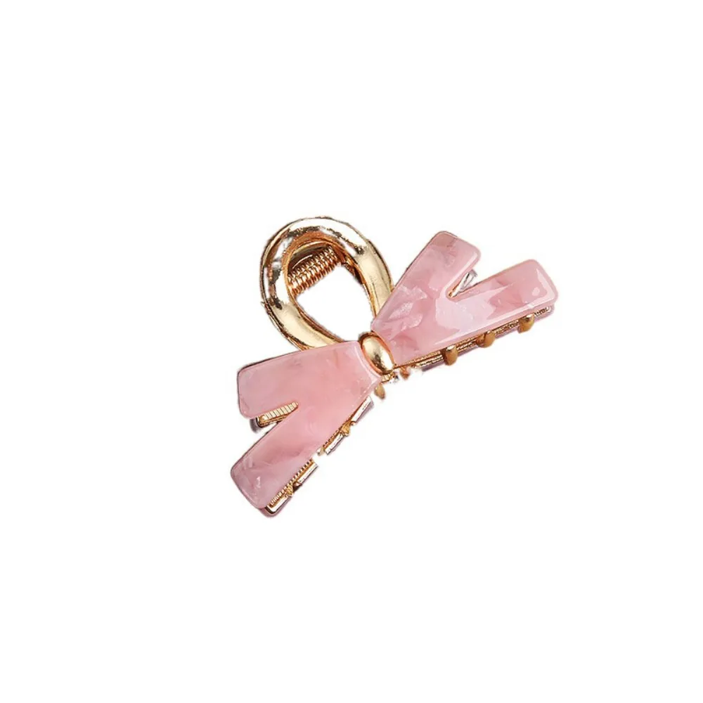 

Fashion Geometry Bow Hair Claw Colorful Headwear Acetate Shark Clip Hairpin Hair Accessories Hair Grab Clip Travel