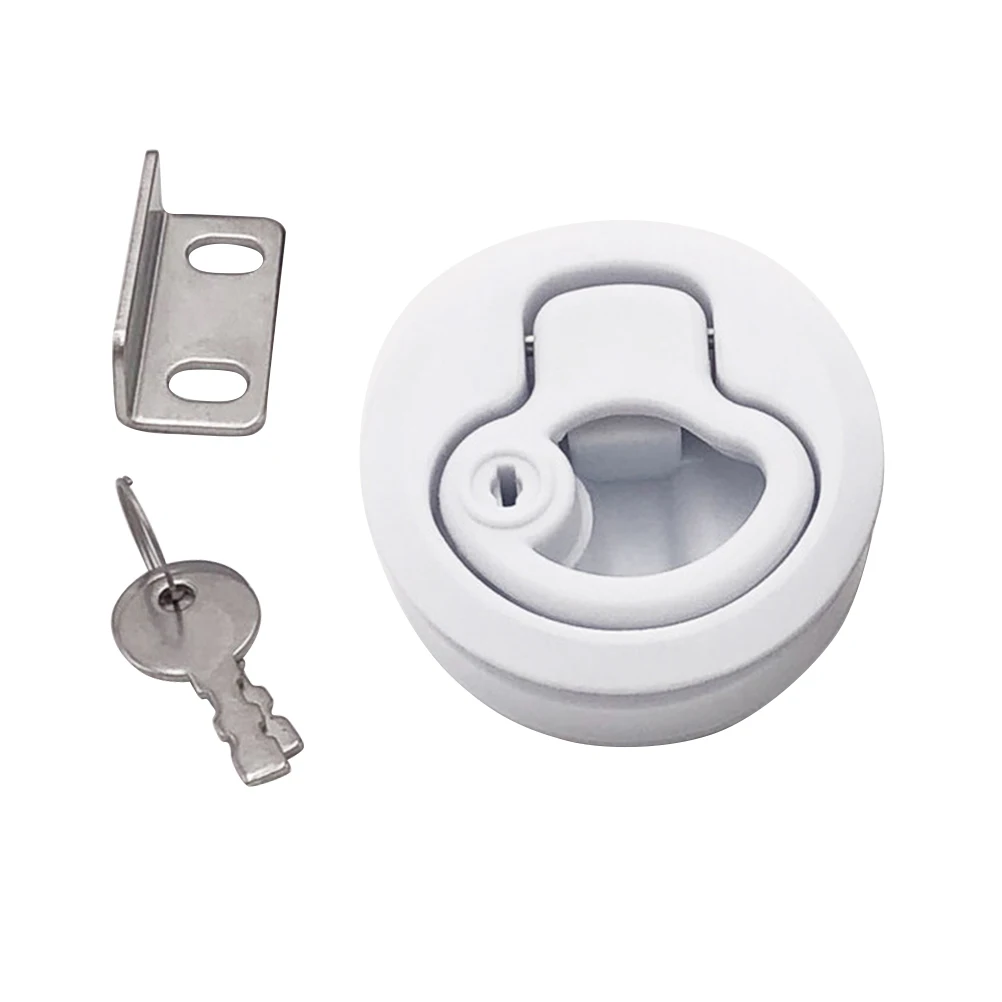 

Nylon Buckle Lock Flush Pull Latch Marine Environment Concealed Mounting Boat Door Key Hardware Deck Well Lid