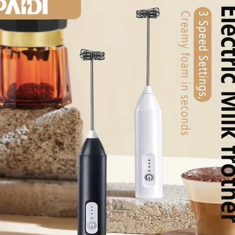 Electric Handheld Egg Beater Electric Milk Frother Home Coffee Whipping Cream Maker Mini Blender Baking Tools image 6