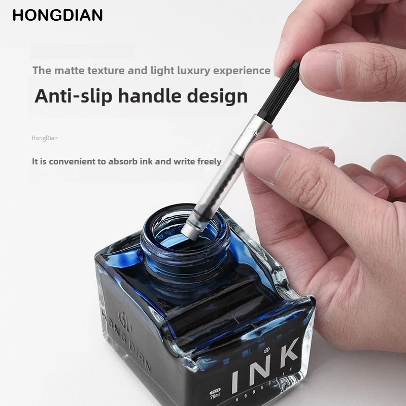 10/5/1PCS HONGDIAN Rotary 3.4mm Ink Converter Filler Cartridge Ink Absorber Fountain Pen Ink Suction School Supplies Stationery - view 6