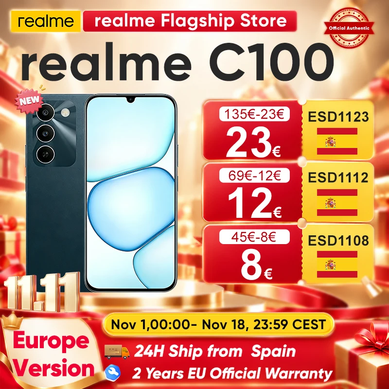 Realme Verde Movil C100 5G 4/256Gb - Imagen 6