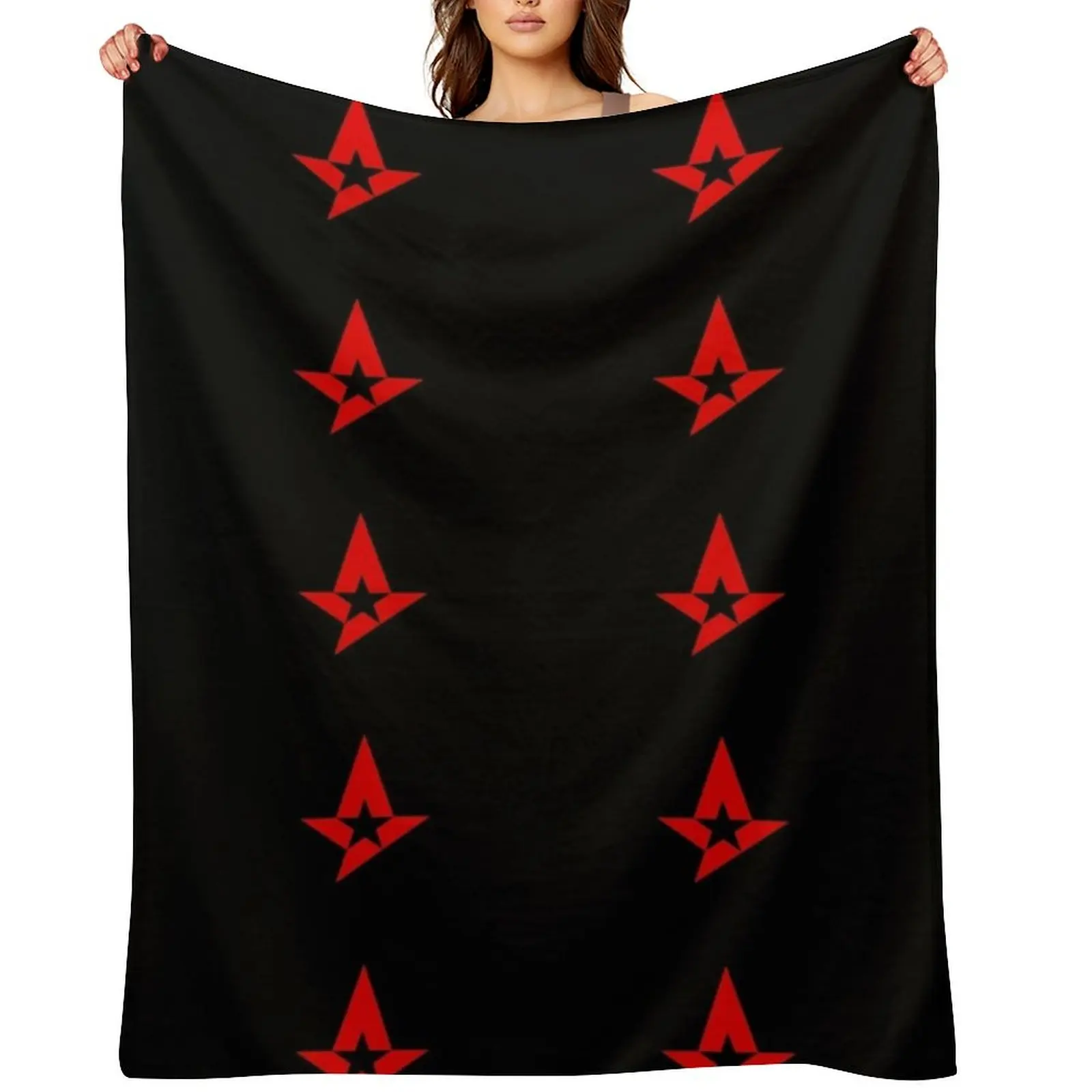 

Astralis CS:GO eSports FPS Team Mask - Counter Strike Global Offensive Throw Blanket Large funny gift Beach Blankets