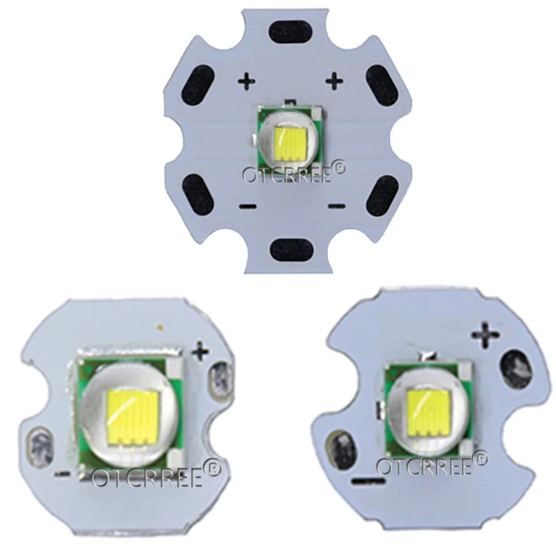 Imagem -04 - Emissor de Diodo Led de Alta Potência e Pcb para Faça Você Mesmo Frio Branco Quente Xlm 5050-t6 u2 10w 33.6v 12 mm 14 mm 16 mm 20 mm 50100 Peças