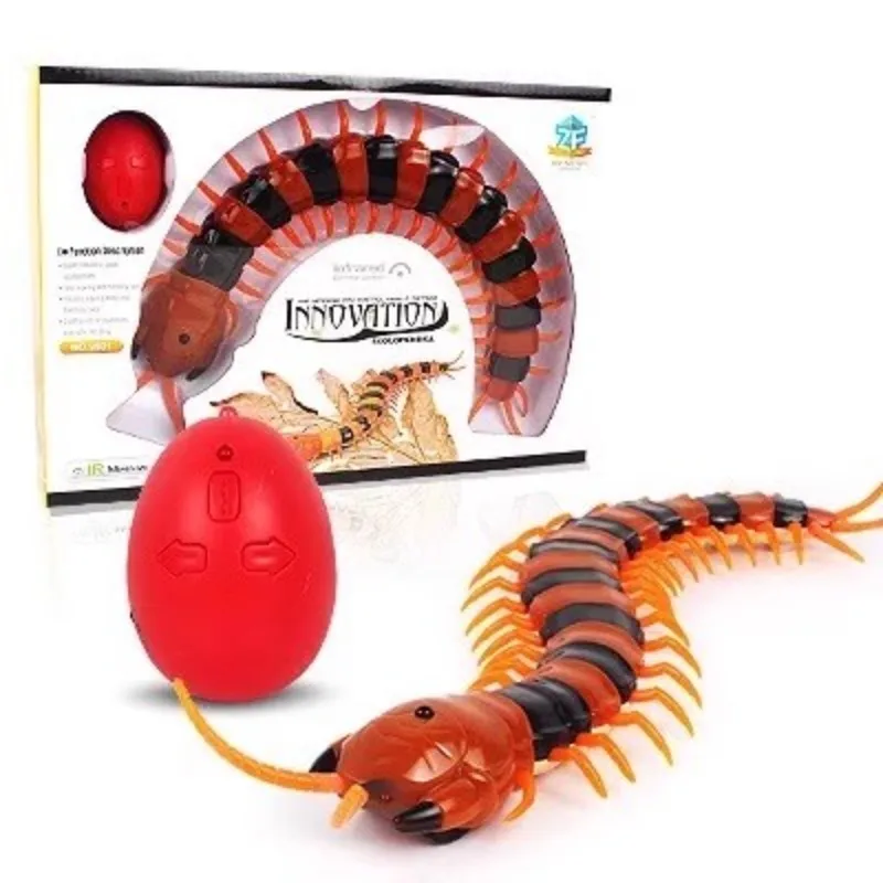 

IR RC Scolopendra Centipede Tricky Prank Scary Robotic Insect Toy Funny Electronic Pet Remote Control Simulation Giant Gift