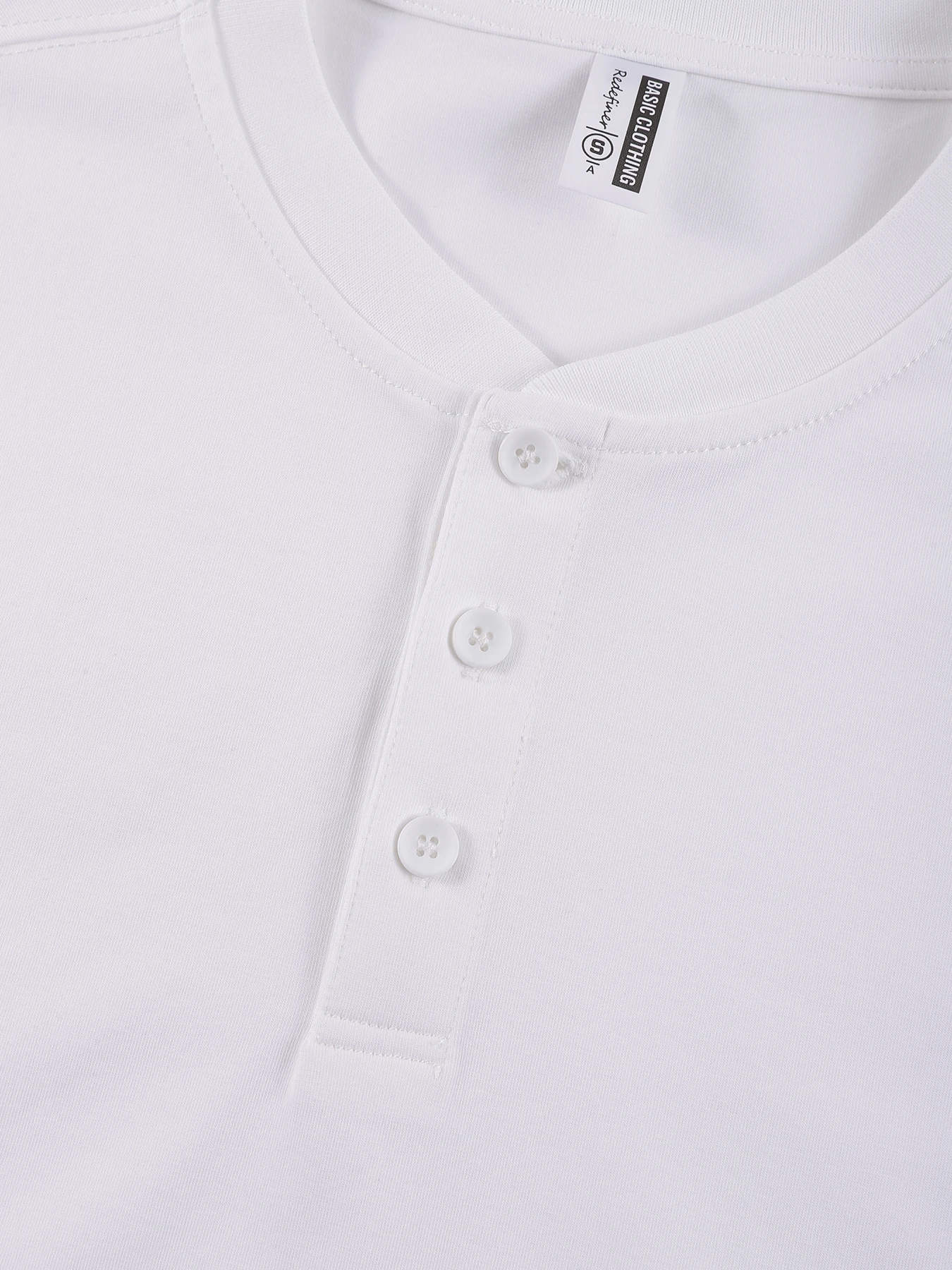 نشط عدد 77 الإبداعية تي شيرت مطبوع الرجال الخريف هنري الرقبة الملابس العصرية الشارع كم طويل مريح قاع هينلي قميص #3