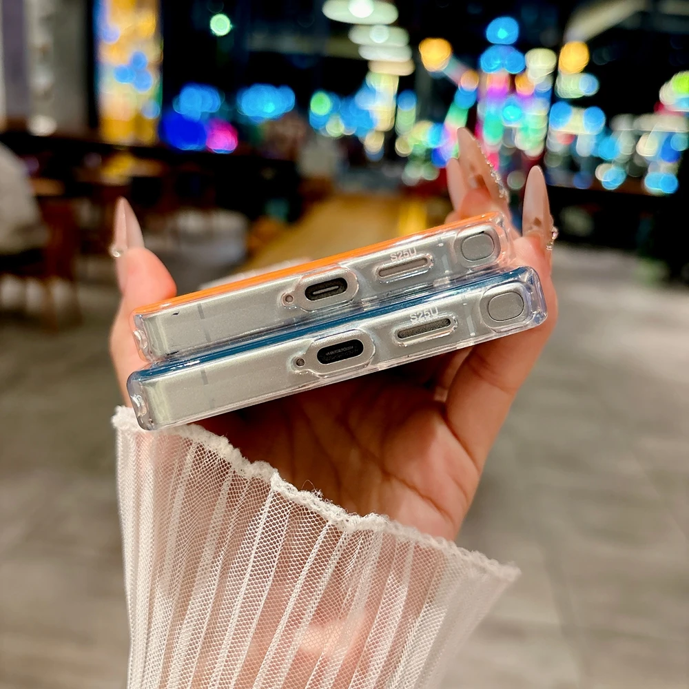 نسخة سميكة جديدة 2.0 لحافظة الهاتف المغناطيسية Magsafe لهاتف سامسونج جالاكسي 24 25 الترا بلس غطاء مقاوم للصدمات للشحن اللاسلكي