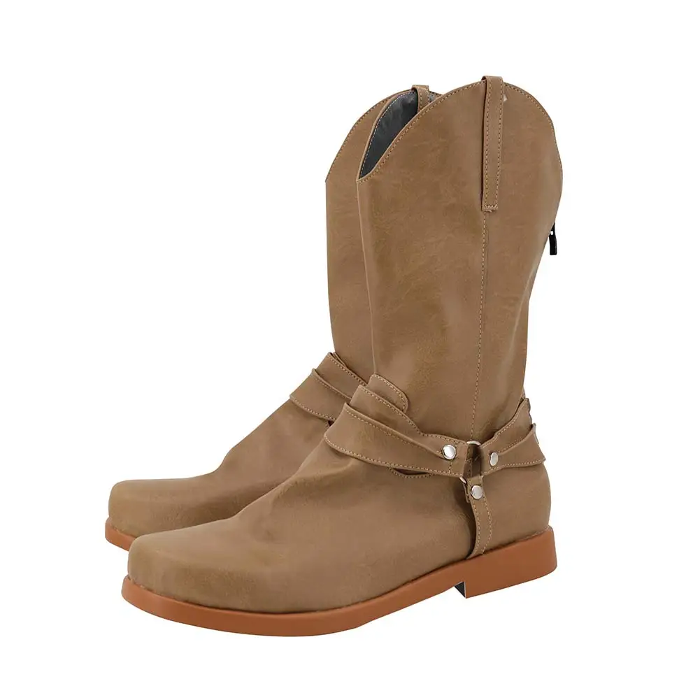 Obi Wan Cosplay Boots para homens, Sapatos de RPG, Traje de batalha espacial do filme, Acessórios masculinos, Calçado de festa extravagante