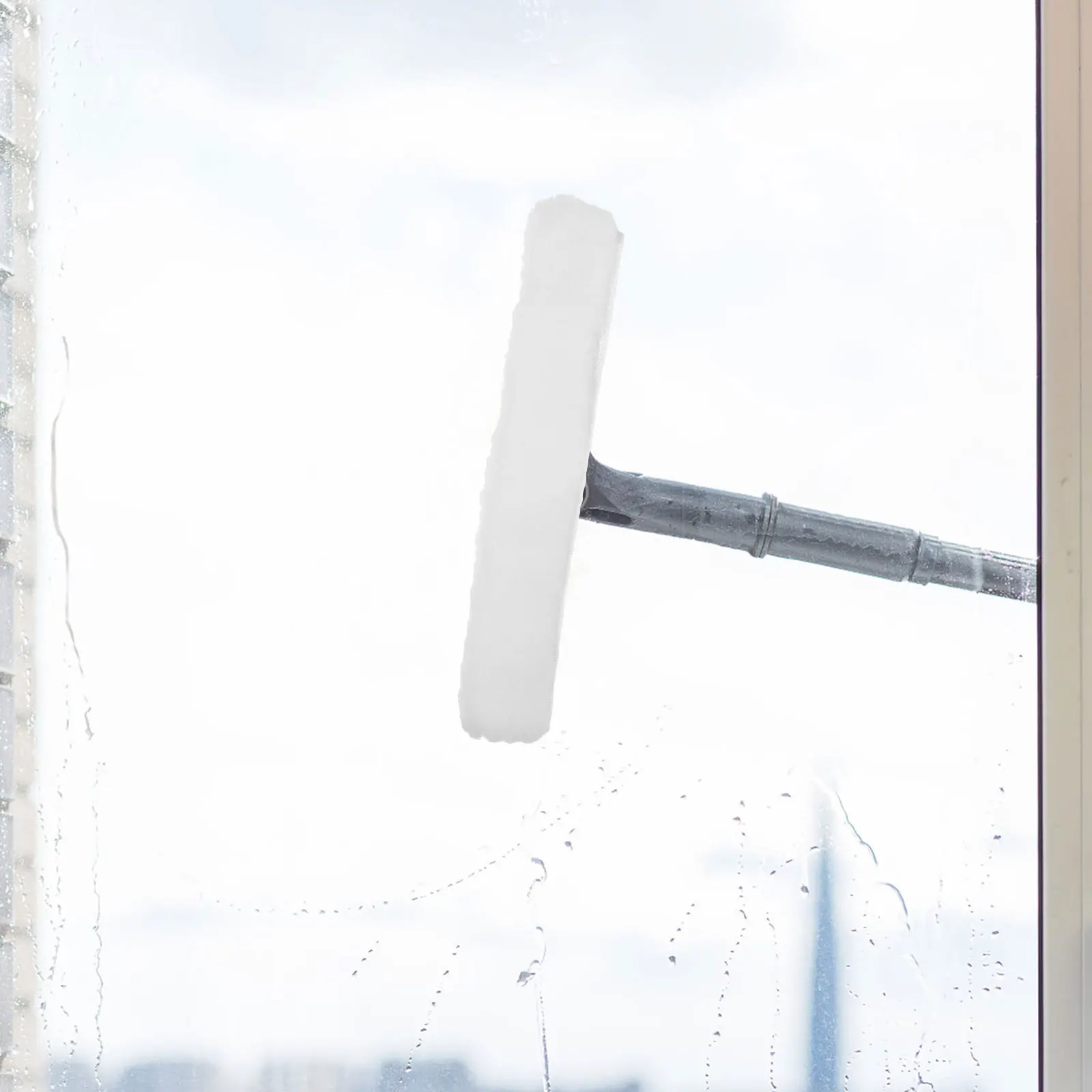 Microfiber Replacement Sleeve Window Washer Pad Soft Scrubber Refill Efficient Squeegee Tool Cover for Glass Window