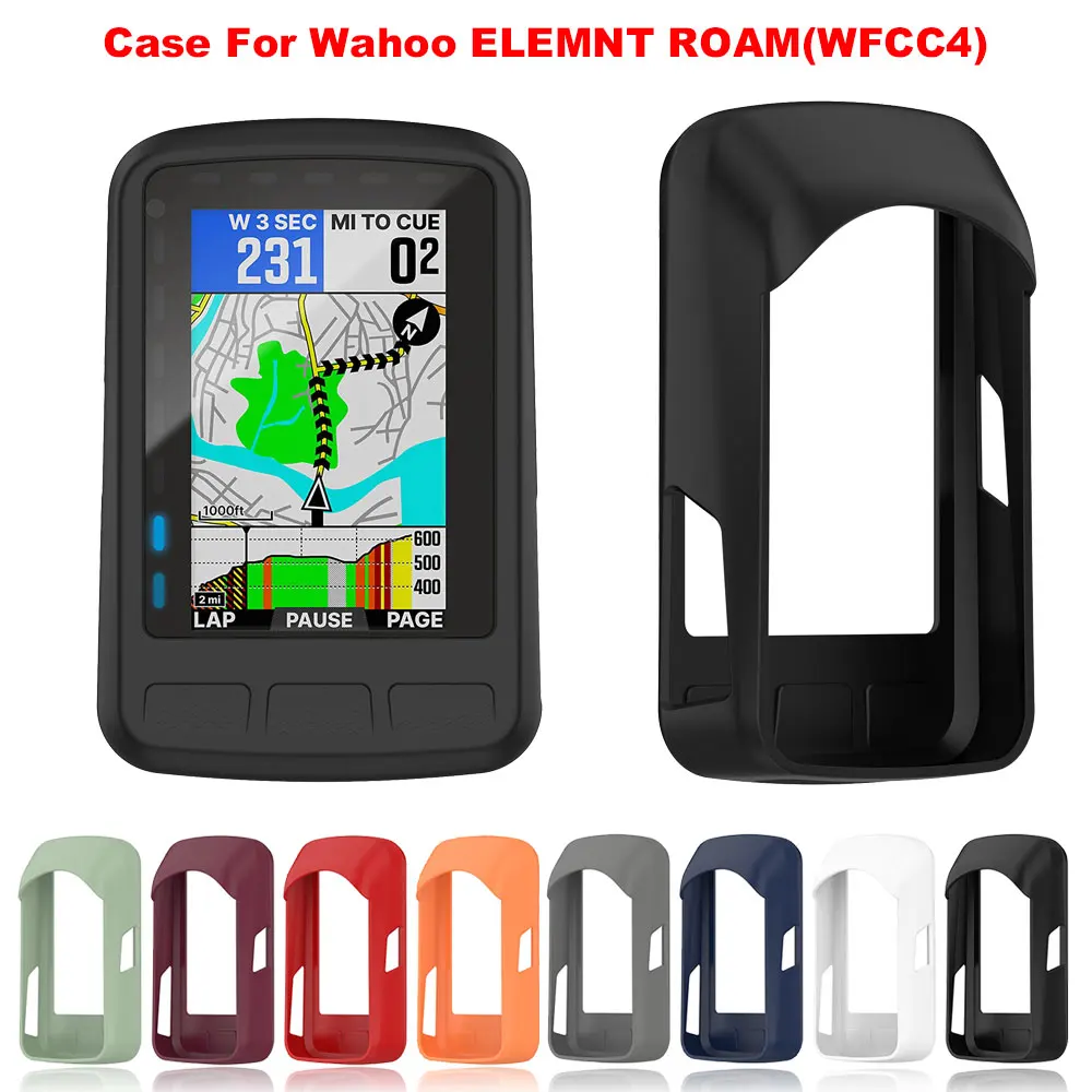 Silicone Protector Case For Wahoo Elemnt ROAM WFCC4 Bicycle Computer Cycling Protective Cover Elemnt ROAM Anti-collision Shell