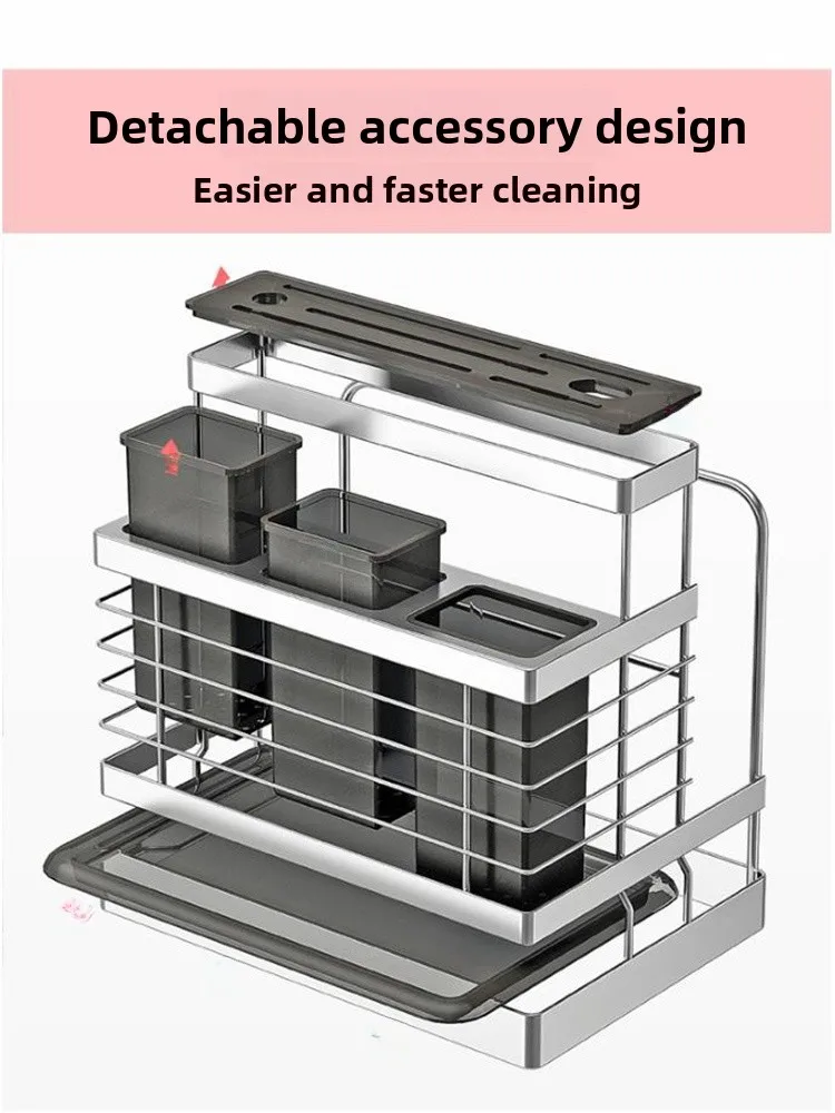 

Многофункциональный держатель для ножей из нержавеющей стали 304, кухонное хранилище, трубка для еды, подставка для разделочной доски, органайзер для домашнего использования