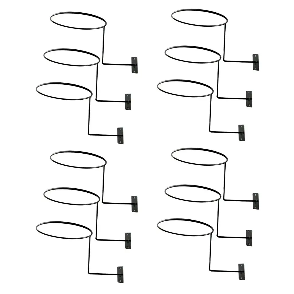 4x 3x настенный держатель, вешалка для художника, рыбака, ковбойской шляпы от солнца
