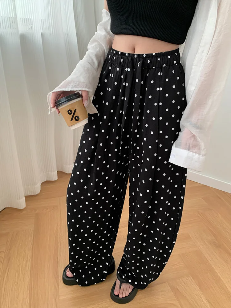 Pantalones de pierna ancha ligeros para mujer verano urbano empalmado cordones ropa de playa fluida ligero relajado elegante Modal dividido encantador lavado