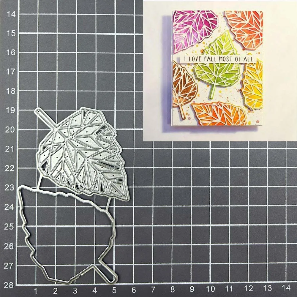Leaves Metal Cutting Dies Scrapbooking DIY Making photo album paper card Decorative workmanship Embossing