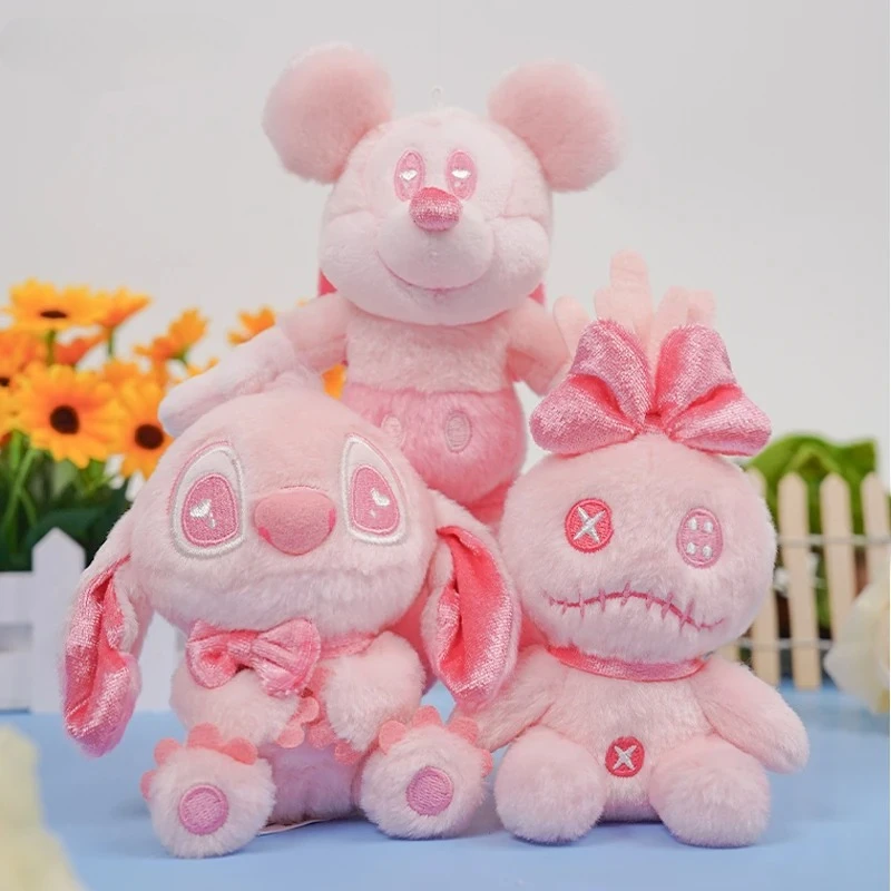 

Disney Love Confession Series Pink Plush Keychain - Cute Stuffed Animal Bag Charm for Backpacks, Gifts for Her