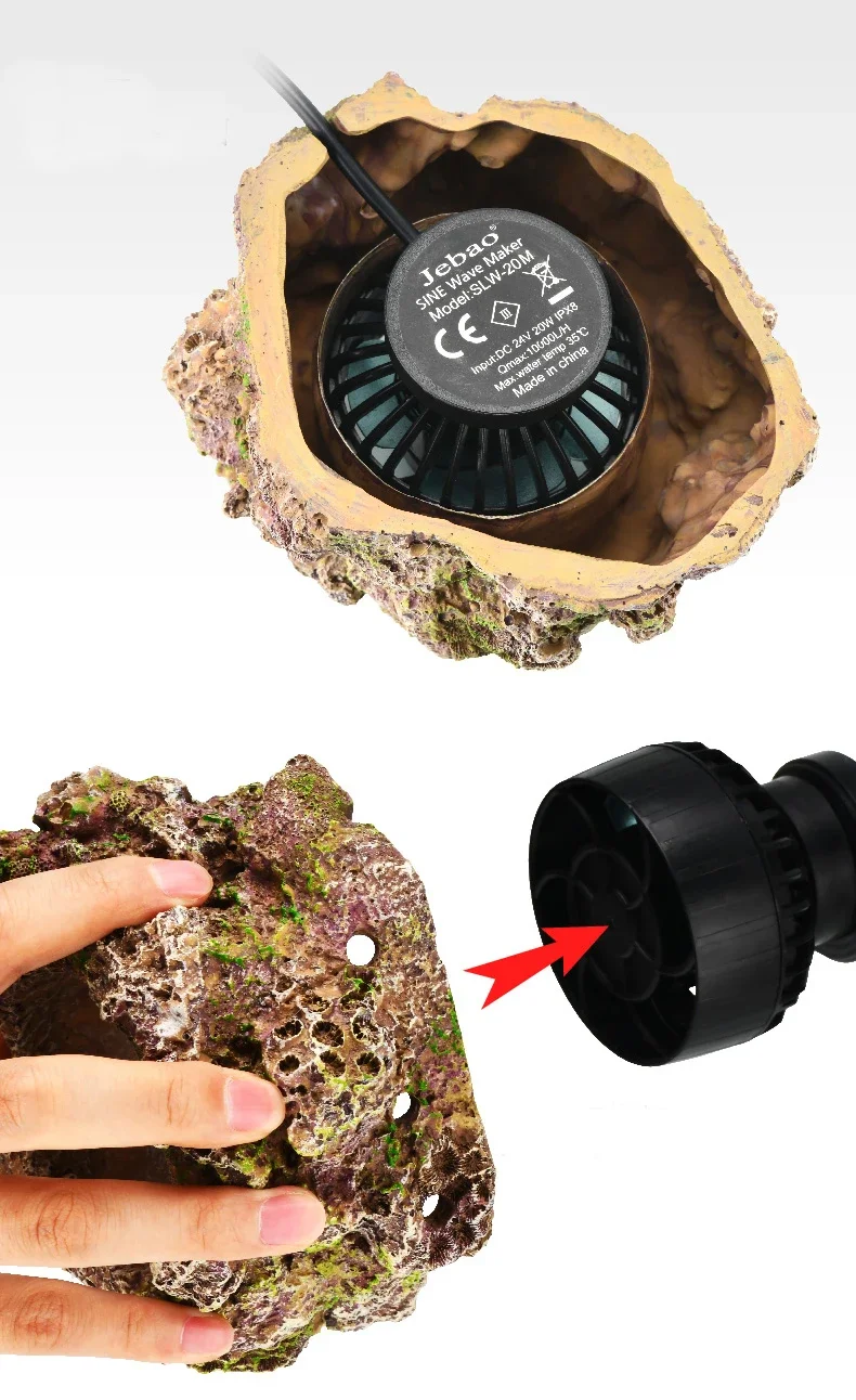 Jebao SW SLW Series Aquarium Marine Tank Wave Maker Submersible Water Pump with Controller