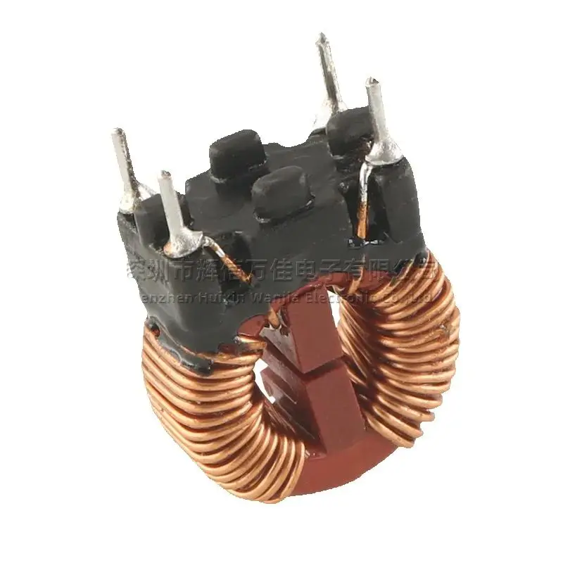 10 SZT. WE 744821201 wtykowy 1MH 2A zasilacz impulsowy cewka indukcyjna wspólnego trybu filtr cewka dławikowa wspólnego trybu pierścień magnetyczny