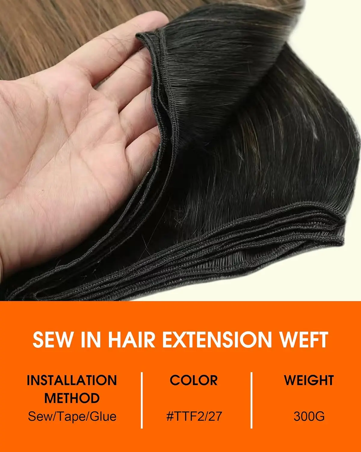 1Pcs Synthetic Hair Weft Straight Style 32Inch 50g Smooth Sew In Hair Extensions For Women Daily Party Hair Makeover