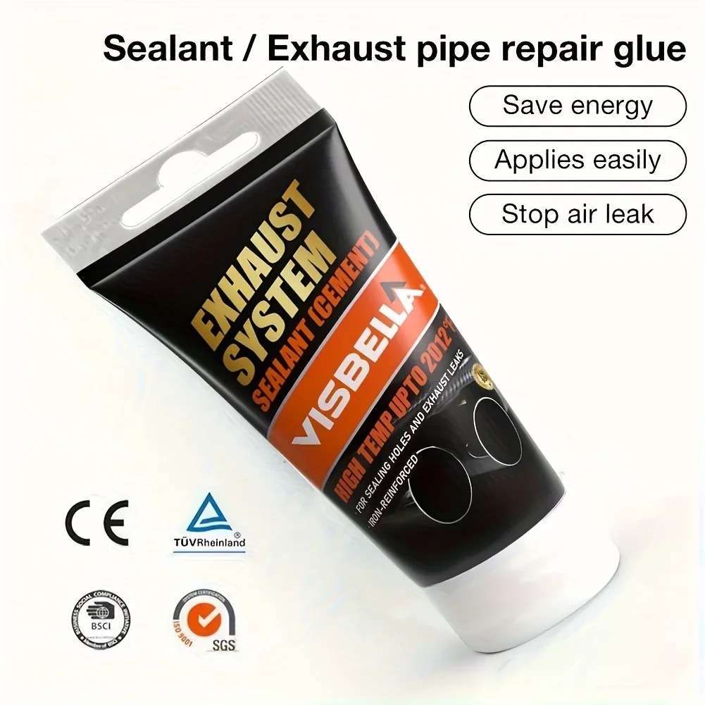 Hochtemperatur-Dichtmittel für Auto-Auspuffrohre, Endrohre, Schalldämpfer, Motorrad-Reparatur, Autoreparatur-Werkzeug, Klebstoff für Automobilmetall – Detail 7