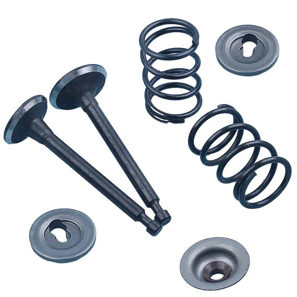 تحقيق موثوقة وقوية كمية وحاملات زنبركية صمام العادم والأختام 1 مجموعة صمام الربيع عدة لمحرك هوندا GX35