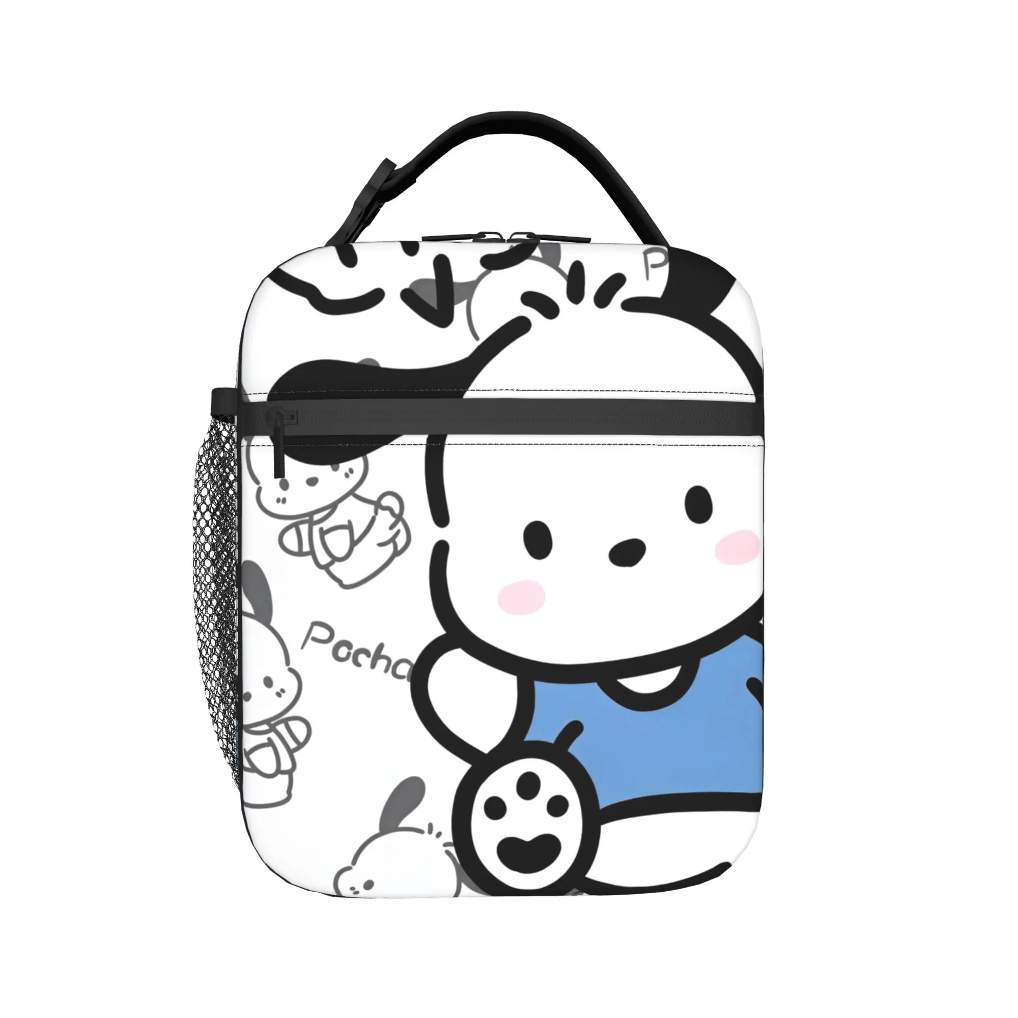 

Hi Pochacco Kawaii Dog Insulated Lunch Bag High Capacity Meal Container Cooler Bag Tote Lunch Box School Travel Food Handbags