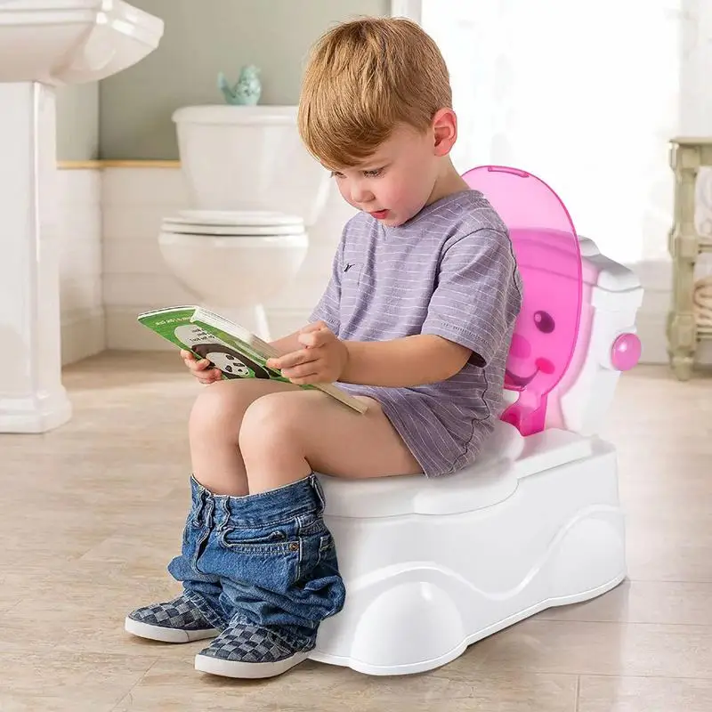 3 In1 Kids Portable Potty Training Toilet Cartoon Potty Training Seat Toddler Potty Chair For Baby Boys And Girls Non-slip