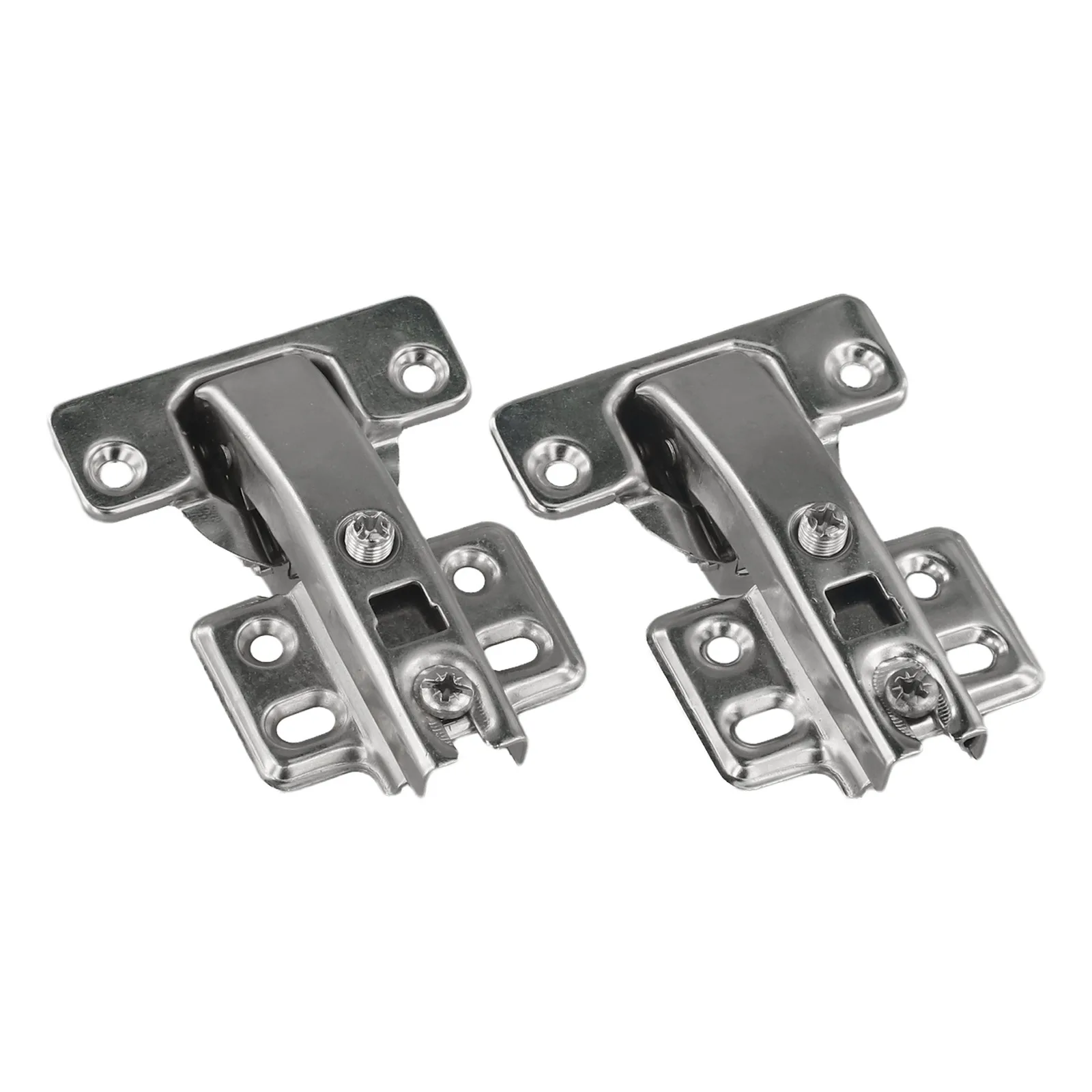 2Pcs Buffer Hinge 90°Hydraulic Hinge Folding Cabinet Door Hinge Heavy Duty For Home Improvement Hardware Accessories