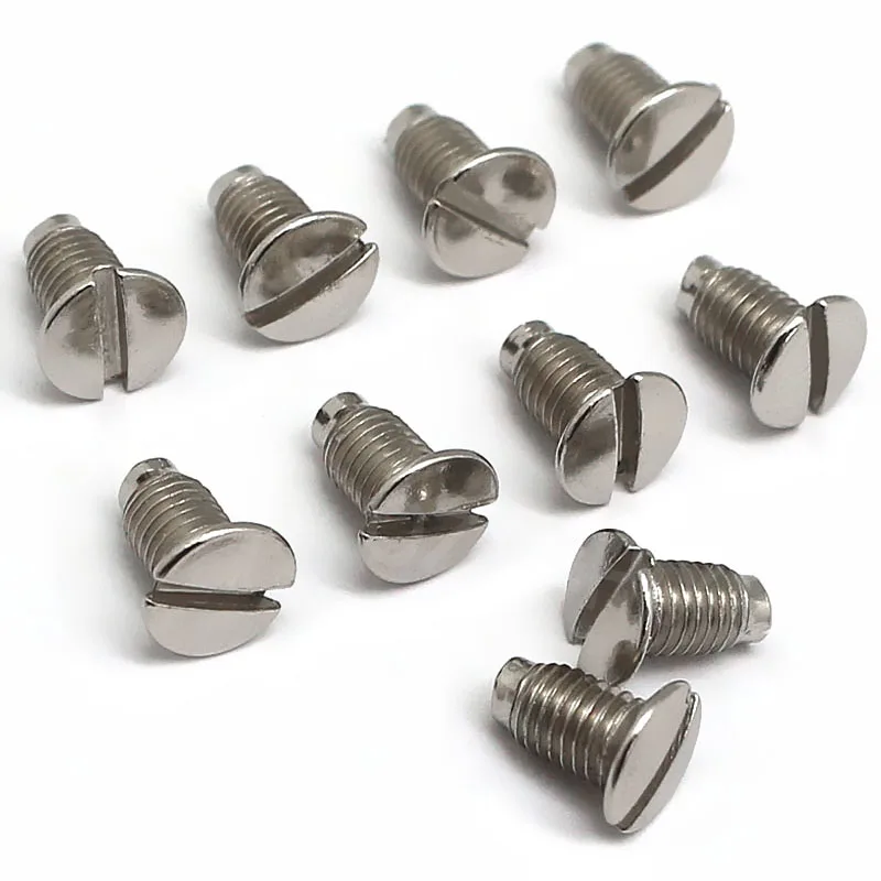 10 PCS Silver Industrial Sewing Machine Needle Plate Screws For Brother Singer Sewing Machine Parts Accessories Tools