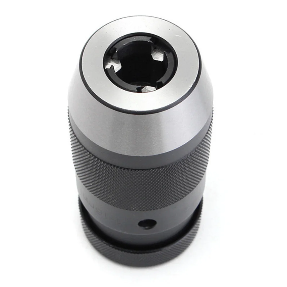 

For Lathes Lathe Adapter Keyless Drill Chuck Workshop Use Lathe Drilling 45 Steel High Efficiency Drill Chuck Tool Holder