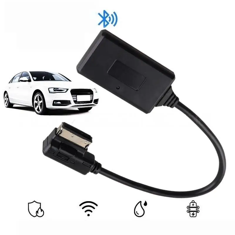【MO】1Pcs Adaptador Auxiliar Sem Fio para Carro AMI Bluetooth para MMI 3G MDI A3 A4 B6 R7 Q5 Q7 A6L A8L