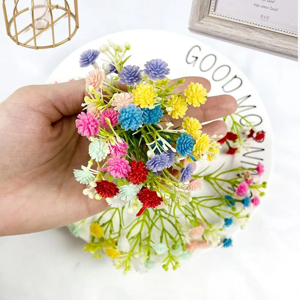 

10pcs Soft Rubber Artificial Babysbreath Handmade DIY Simulation Gypsophila Flowers Exquisite Realistic Fake Flowers