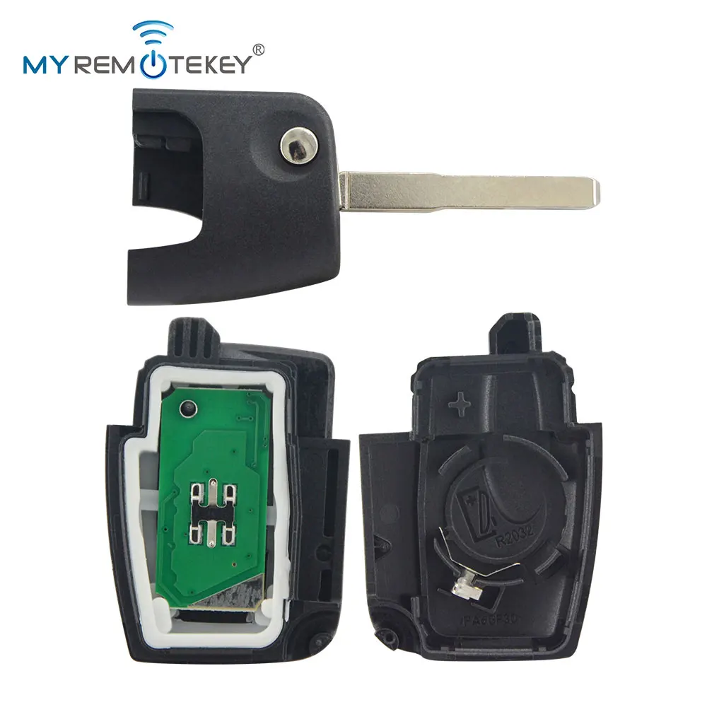 3M5T15K601AB flip remote key 3 button HU101 434Mhz 4D63 / 4D60 chip for Ford Focus 3M5T-15K601-AB