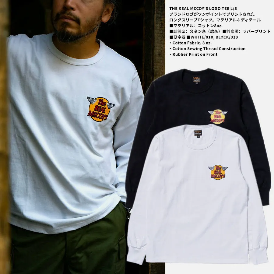 

2025 REAL McCOY'S Classic LOGO Sweater 8oz Long Sleeve TEE
