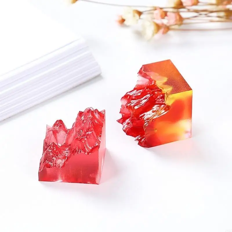 195C Snow Mountain Epoxy Resin Silicone Molds Micro Landscape Clay Project for Landscape Decor DIY Crafts Pendants Making