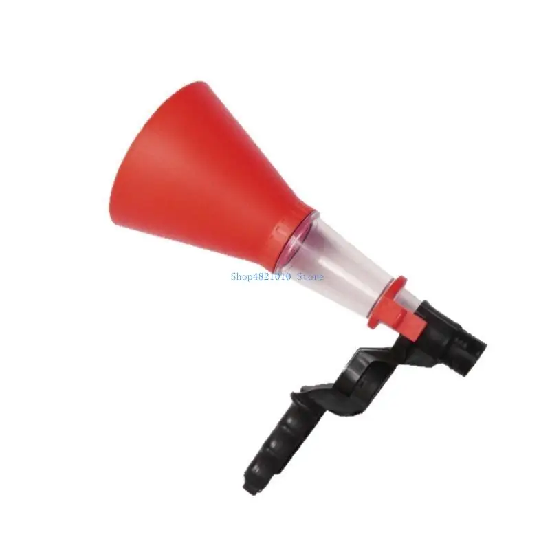 T3lf funil enchimento óleo do motor à prova vazamento funil óleo do motor universal braçadeira rápida ferramenta