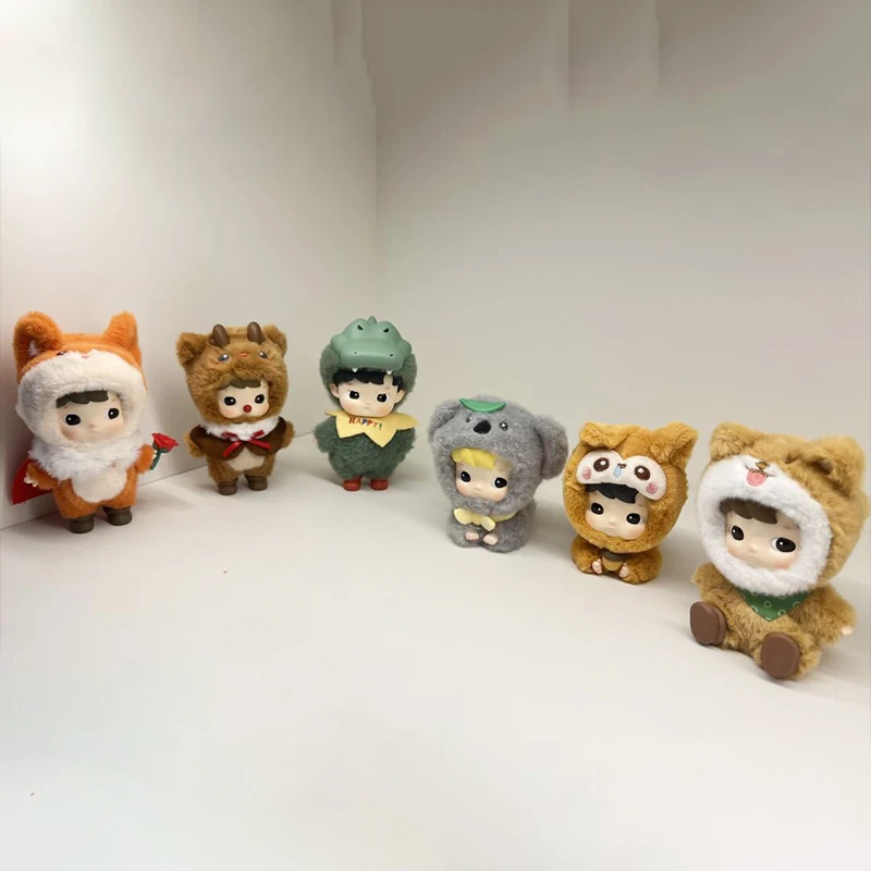 Genuine Hacipupu Animal Snuggle with You Series Blind Box Vinyl Doll Cute Anime Figures Mystery Box Collection Model Gift Toys