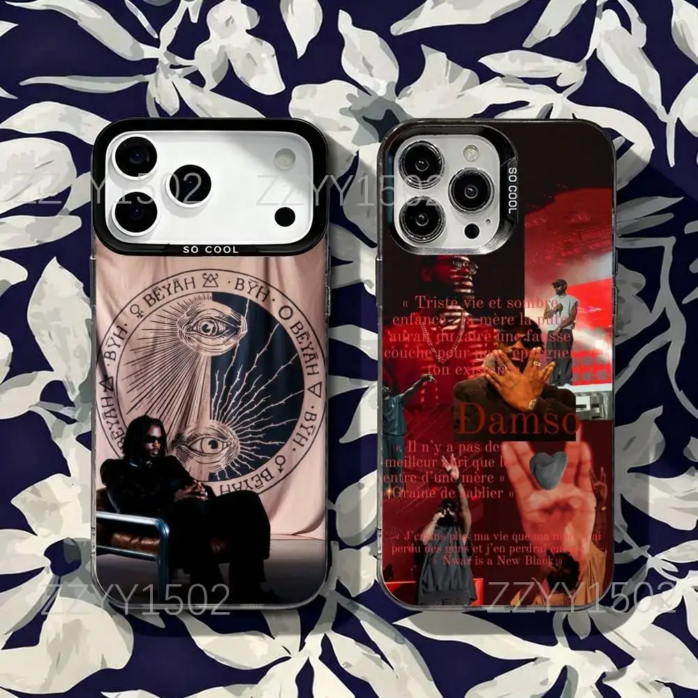 

D-Damso Rapper Phone Case For iPhone 17,16,15,14,13,12,X,8,Pro,Max,Plus,SE4,Air,Mini HD Black IMD Matte