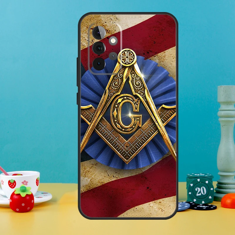 Freemasonry Logo Symbol Case For Samsung Galaxy A34 A54 A14 A24 A52 A32 A22 A12 A51 A71 A21S A13 A23 A33 A53 Cover