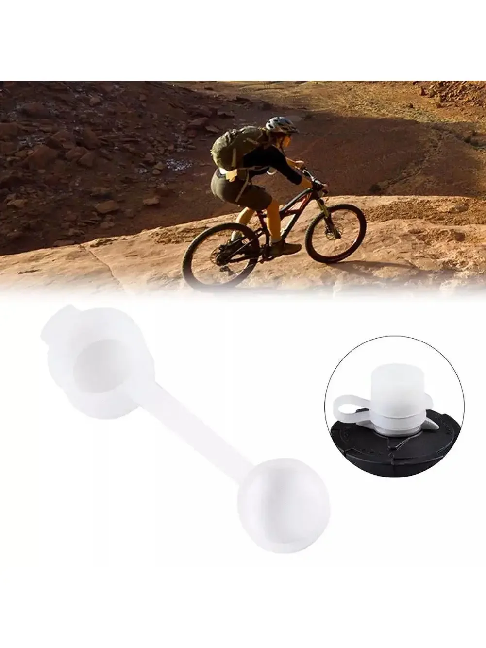 AliExpress NONE Bicycle Silicone Water Bottle Dust Cover Dust-proof Mud-proof MTB Road Bike Kettle Sealing Cup Lid Sleeve Cycling Acc NEW