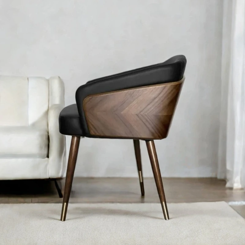 

Dining Chairs Armchair Room Quality Modern Minimalist Dining Chair Seat Luxury Wooden Lounge Chairs Sillas Comedor Cadeiras