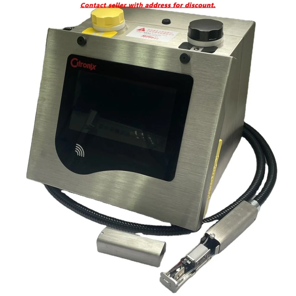

Citronix Ci5300 Automatic Continuous CIJ Inkjet Printer High Speed With Expiry Date Coder Batch Coding For PET Bottle PVC Glass