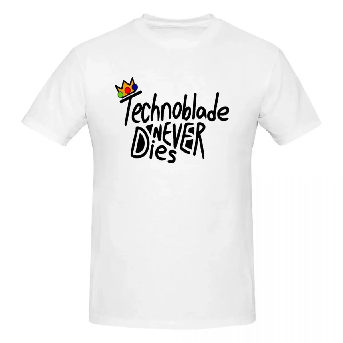 

Technoblade Never Dies 100% Cotton T-shirt Unisex Classic T Shirts Men O-Neck Short Sleeve S-6XL