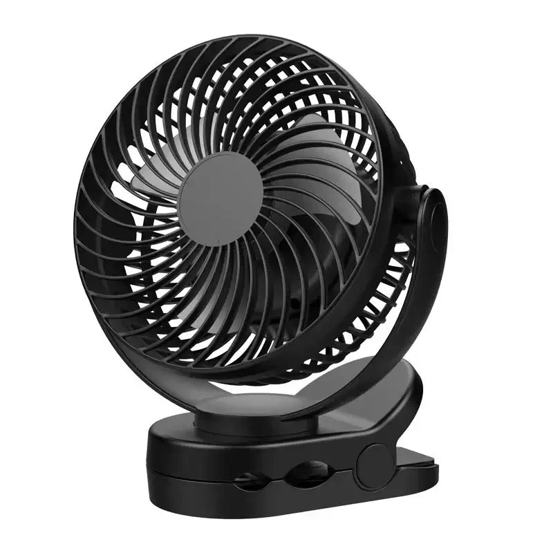 

USB small fan stroller clip desktop portable power bank