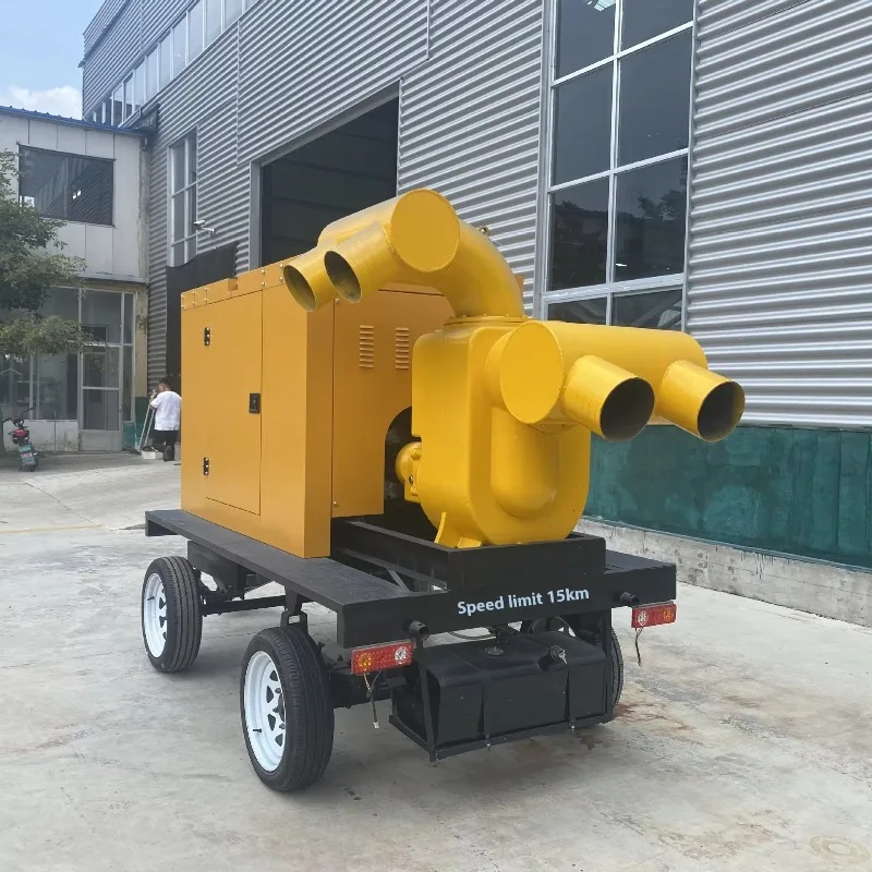 High-Pressure Diesel Engine Water Pump Truck 100m Head Self-Priming Sewage Pump  Flood Relief Emergency Mobile Water Pump Unit